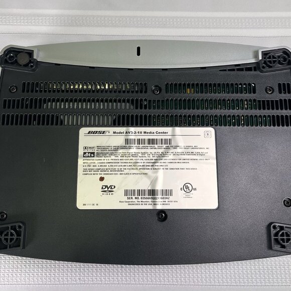 Bose 3·2·1 Series II Media Center AV3-2-1II DVD CD Receiver Console UNTESTED - Picture 4 of 7